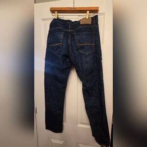 Aeropostale Men's Slim Straight Blue Jeans